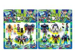 5寸高仿BEN10进化转甲版公仔(6只庄)