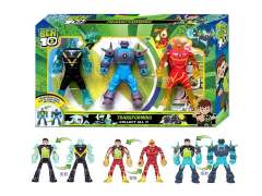 6inch Transforms BEN10(3in1) toys