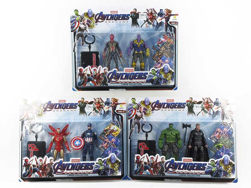 7inch The Avengers Set W/L(2in1) toys