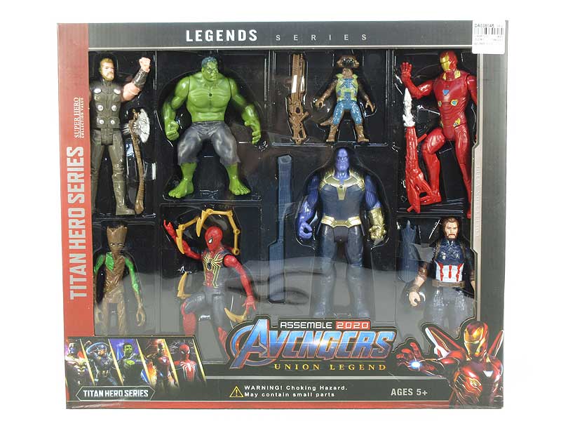 The Avengers W/L(8in1) toys