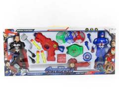 Captain America & Thor Set W/L(2in1)