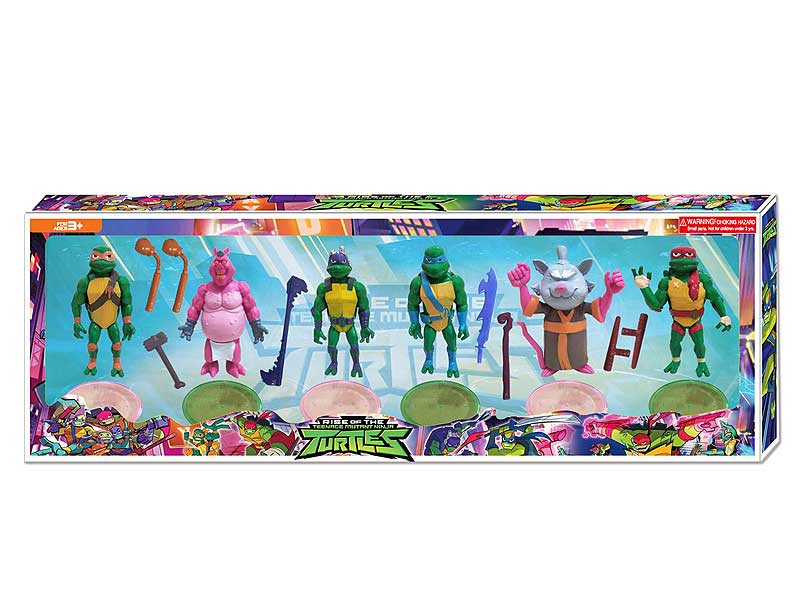 3.5inch Turtles Set(6in1) toys