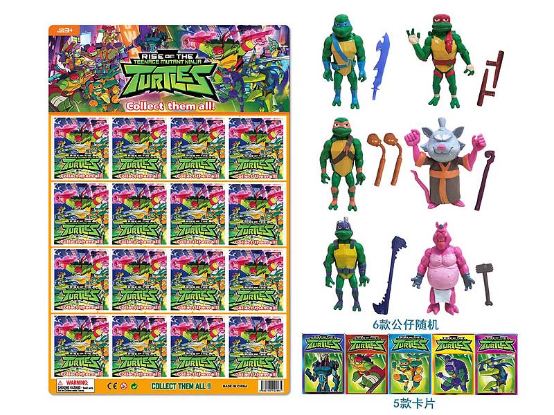 3.5inch Turtles Set(16in1) toys