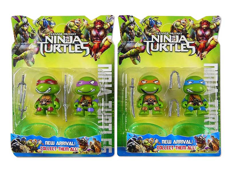 3inch Turtles Set(2in1) toys