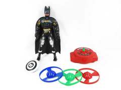 Bat Man W/L & Flying Disk