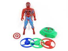 Spider Man W/L & Flying Disk