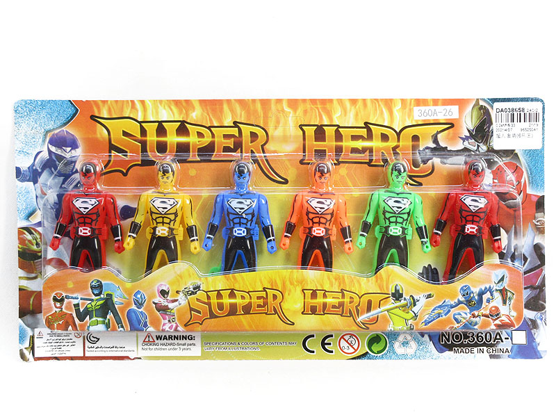 Super Man Set(6in1) toys