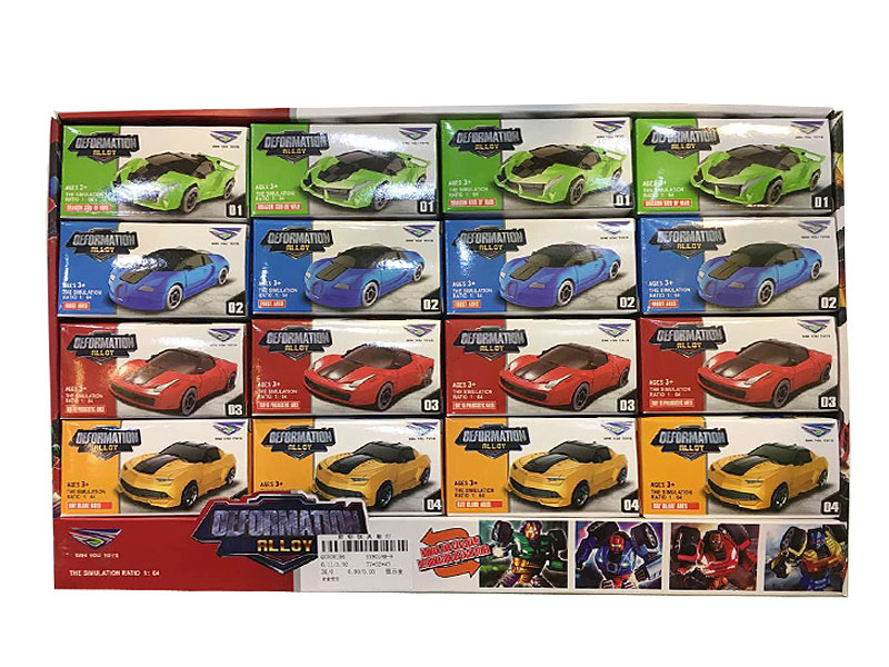 1:64 Transforms Car(16in1) toys