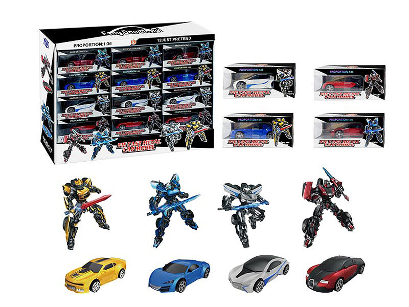 Die Cast Transforms Car(12in1) toys
