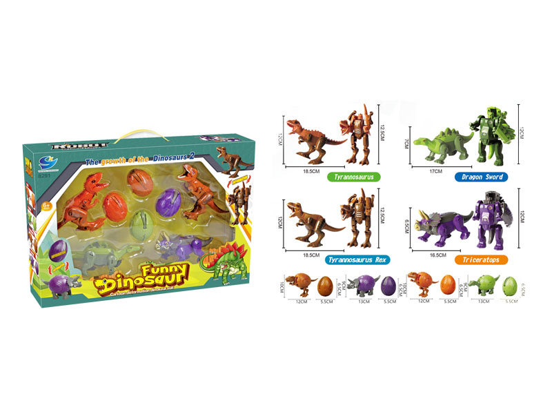 Transforms Dinosaur & Transforms Egg toys