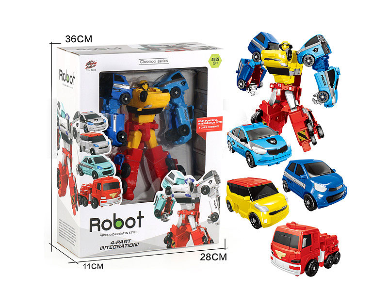 4in1 Transforms Robot toys