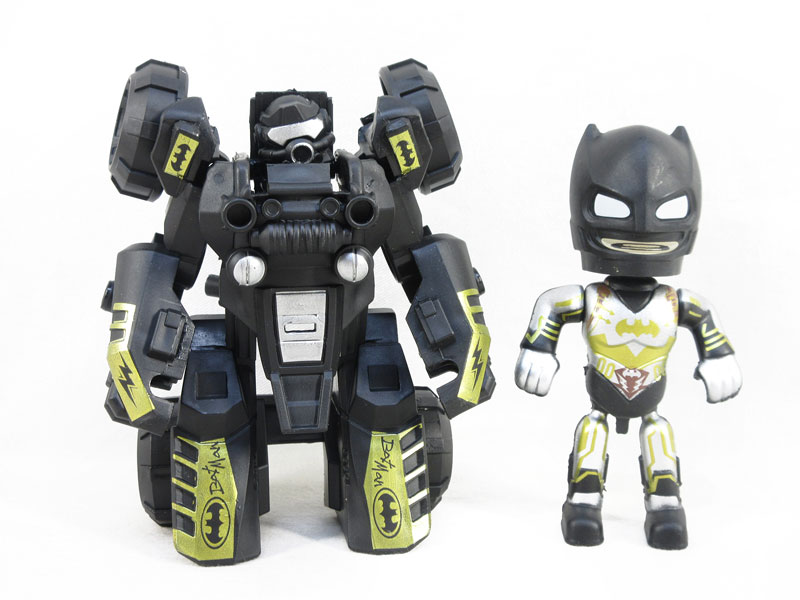 Transforms Motorcycle & Bat Man toys