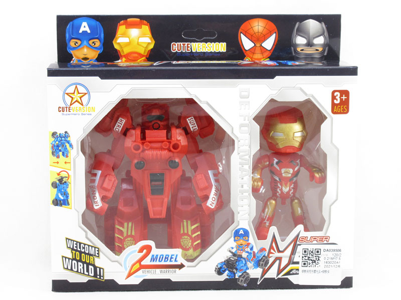 Transforms Motorcycle & Iron Man toys