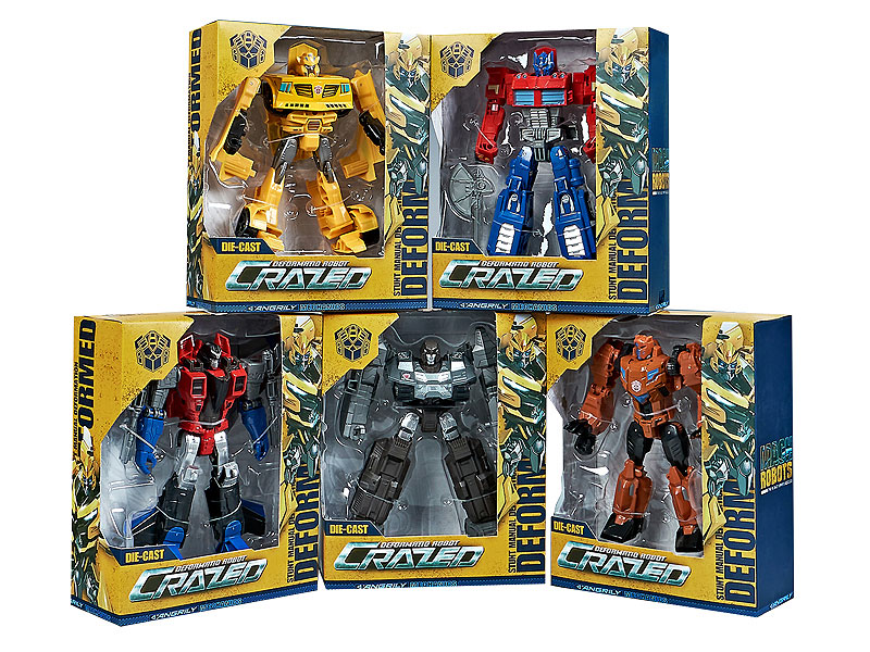 Die Cast Transforms Robot(5S) toys