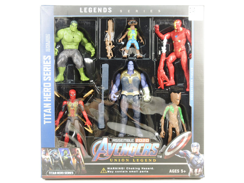 The Avengers W/L(6in1) toys