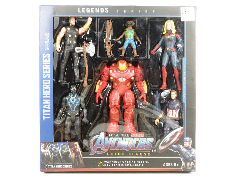 The Avengers W/L(6in1) toys