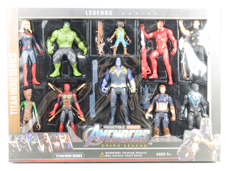 The Avengers W/L(10in1) toys