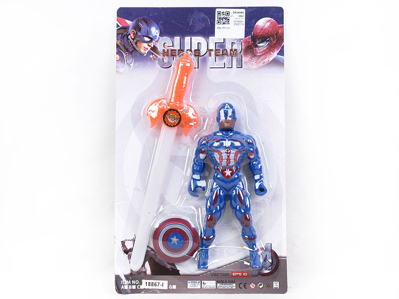 Captain America W/L & Sword toys