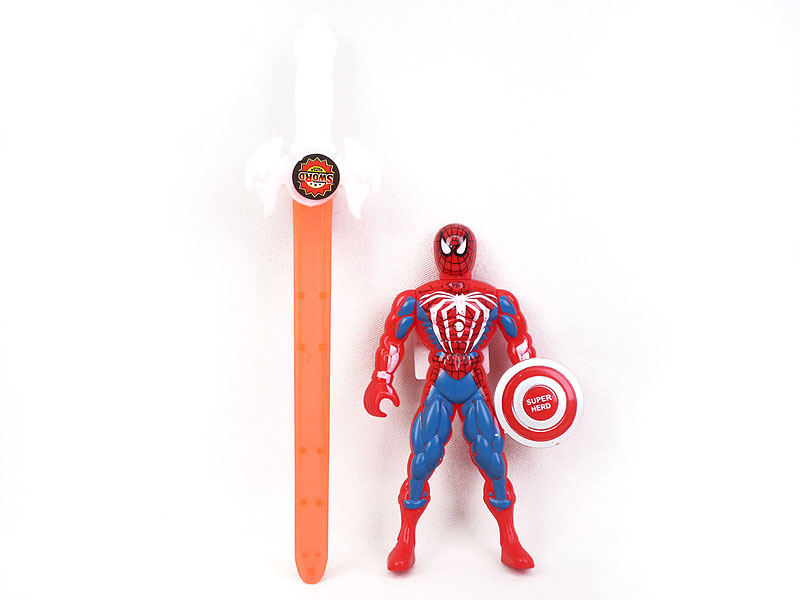Spider Man W/L & Sword toys