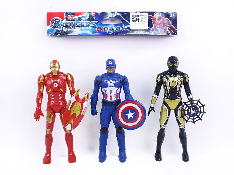 18CM The Avengers W/L(3in1) toys