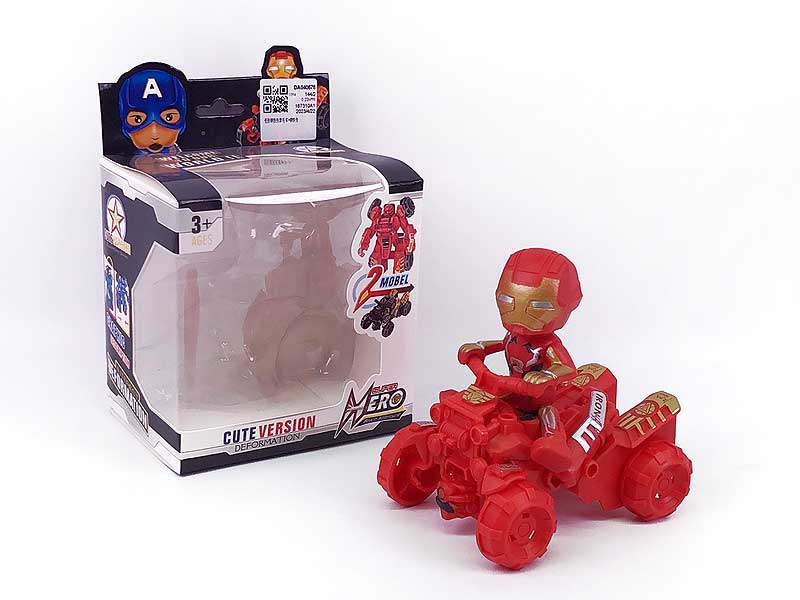 Transforms Motorcycle & Iron Man toys