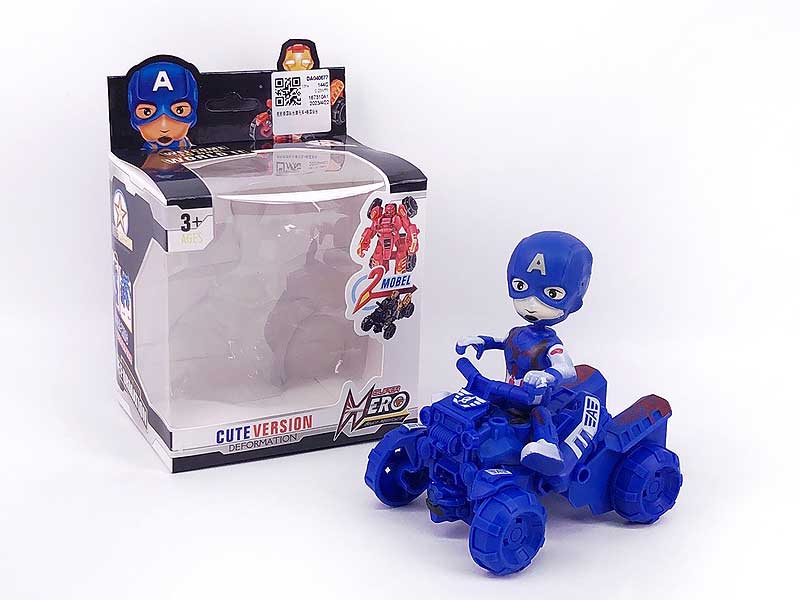Transforms Motorcycle & Captain America toys