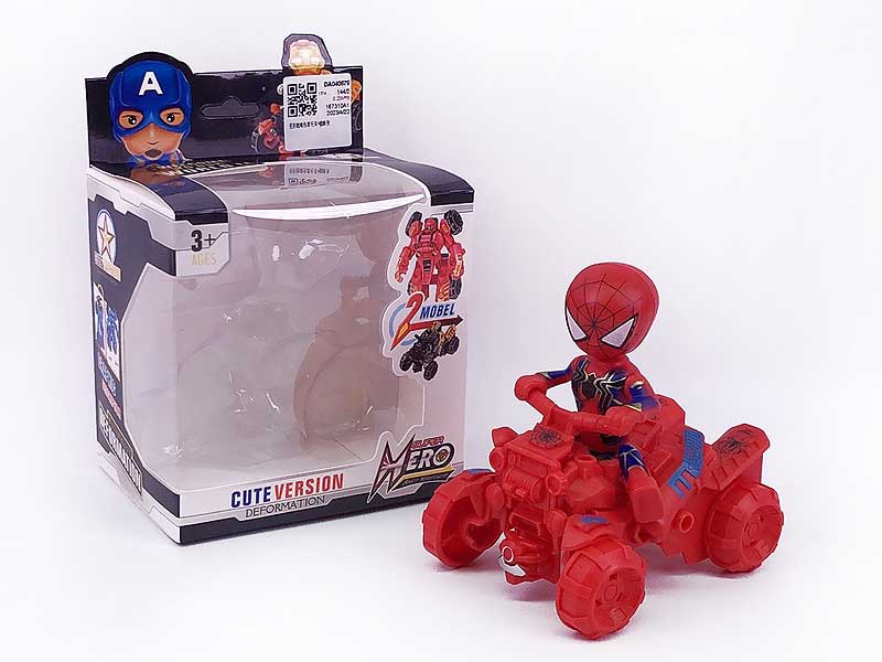 Transforms Motorcycle & Spider Man toys
