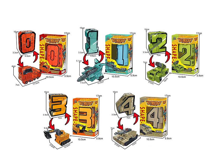 Transform Number(5S) toys