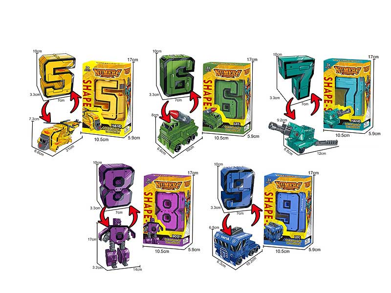 Transform Number(5S) toys