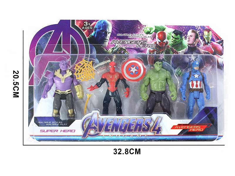 11.5CM The Avengers(4in1) toys