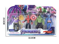 11.5CM The Avengers(4in1)