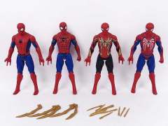 17cm Spider Man W/L(4in1)
