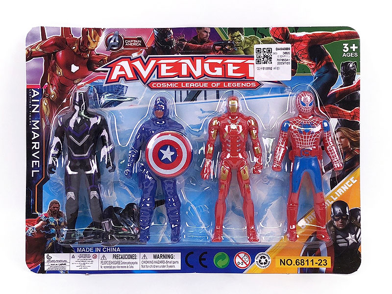 12CM The Avengers(4in1) toys