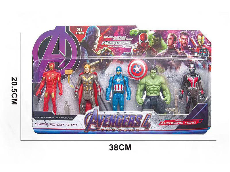 11.5CM The Avengers(5in1) toys