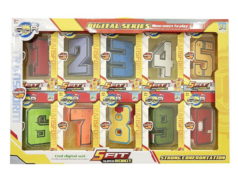 Transform Number(10in1) toys