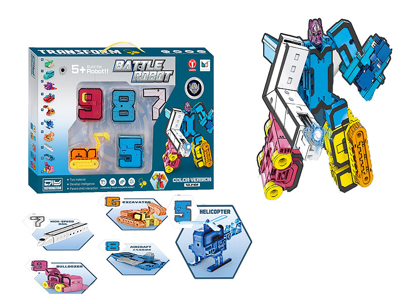 5in1 Transform Number toys