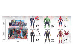 19.5CM The Avengers W/L(12in1) toys