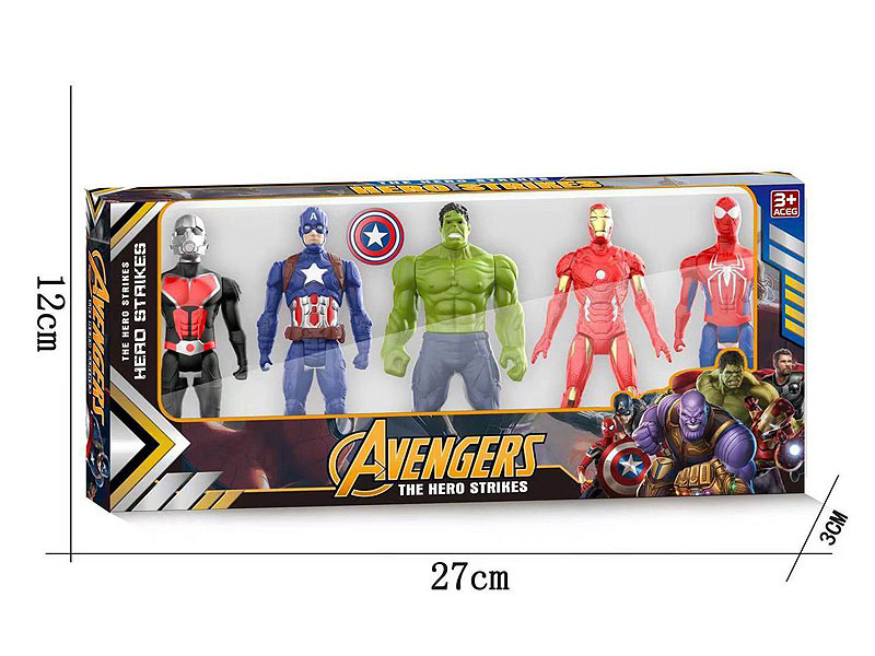 11.8CM The Avengers W/L(5in1) toys