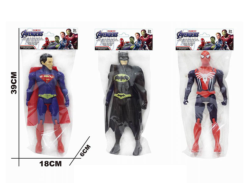 Spider Man & Bat Man & Super Man W/L(3S) toys