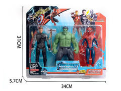 Spider Man & The Hulk & Thor W/L(3in1) toys