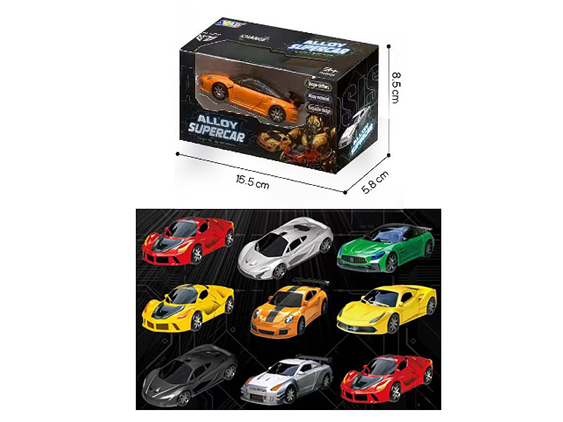 Die Cast Transforms Car(9S) toys