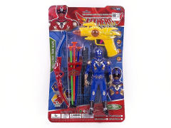 Super Man W/L_M & 8 Sound Gun & Bow_Arrow(2S) toys