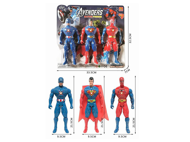 The Avengers W/L(3in1) toys