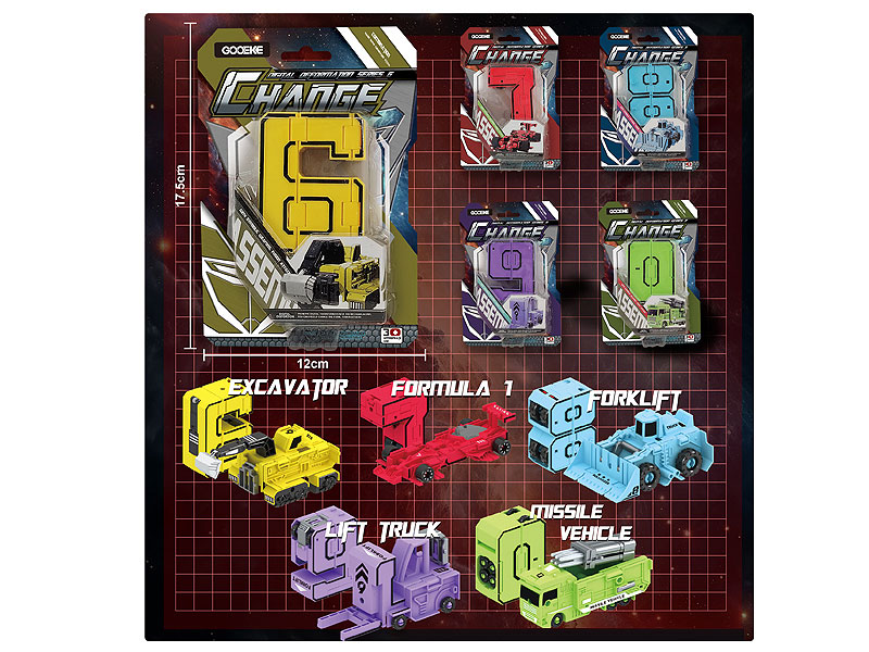 Transform Number(5S) toys