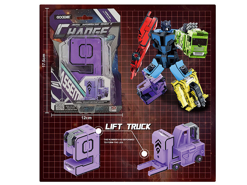 Transform Number9 toys