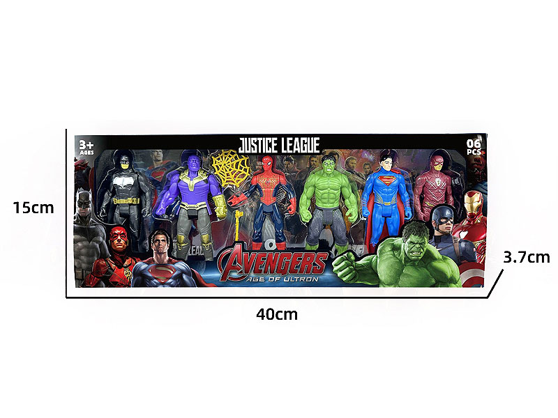 11.5CM The Avengers(6in1) toys