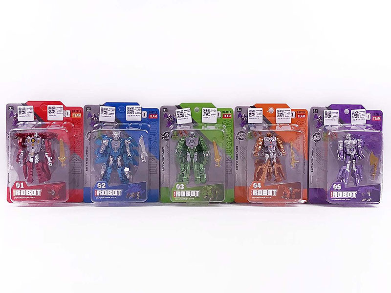 Die Cast Transforms Dinosaur(5S) toys