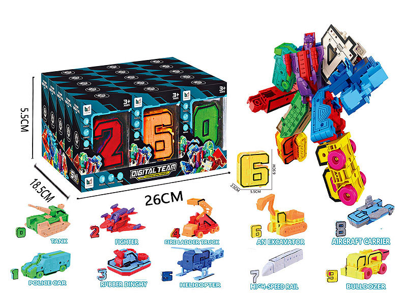 10in1 Transform Number(15in1) toys