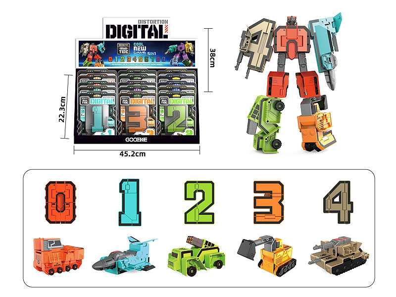 Transform Number(15in1) toys