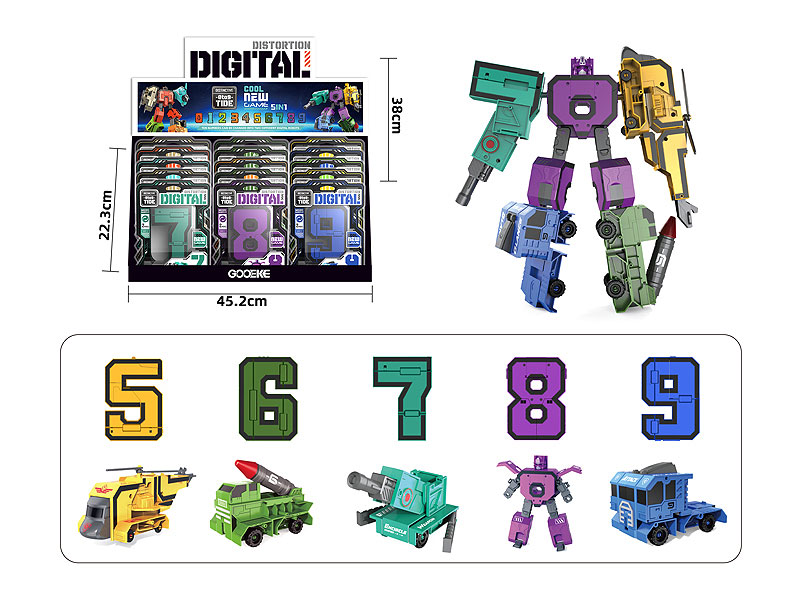 Transform Number(15in1) toys